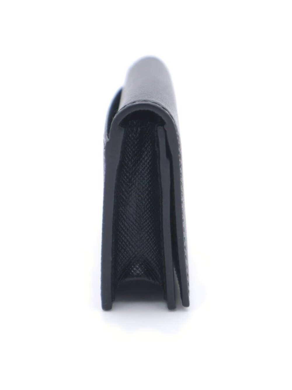 Prada Card Case Business Holder Saffiano Black - Picture 3 of 6